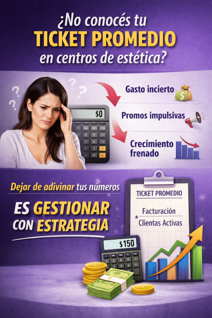 ticket promedio en centros de estetica