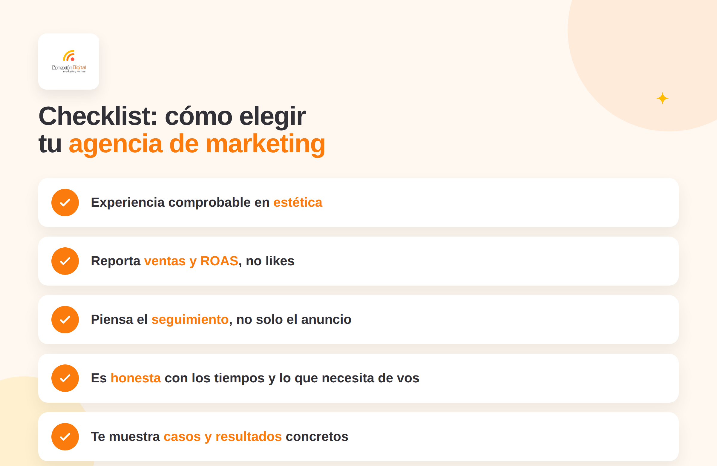 Checklist para elegir una agencia de marketing para centros de estética